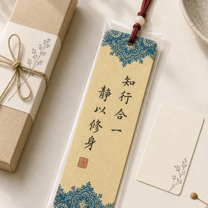Custom Name Single Calligraphy Bookmark